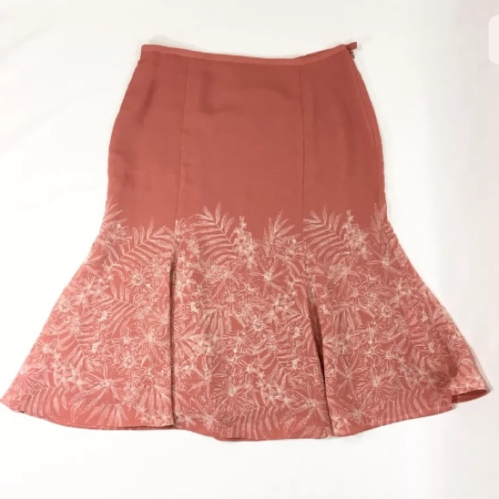 JONES WEAR Women Peach Fit & Flare Size 10  Skirt